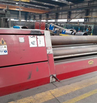 Morgan Rushworth Bending rolls 3000mm x 20mm rolling capacity 