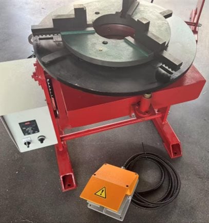 300kg Positioner 305mm Centre Thru Hole, 600mm chuck clamping 