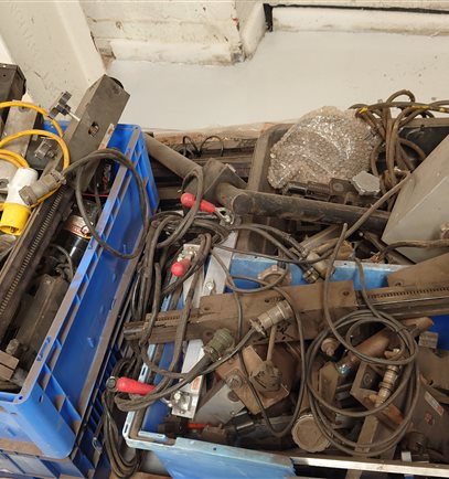 Bugo and Gullco spares rack, torch holder motors, slides and more