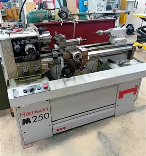 Harrison M250 Lathe with chuck