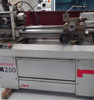 Harrison M250 Lathe with chuck