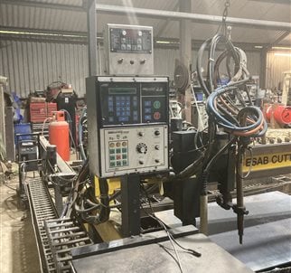 ESAB CNC Gas and Plasma cutting table, single phase