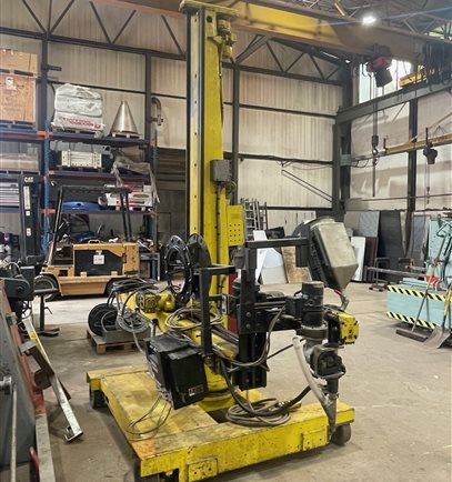 ESAB Column and Boom 3 x 2.5m with travelling base