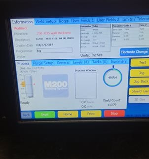 Swagelok M200 Orbital with Series 4 SWS-4MFH-B