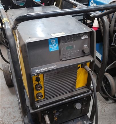 esab Origo Tig 3000i AC/DC, TA24 AC/DC water cooled
