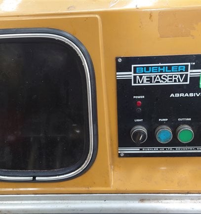 Buehler Abrasive cutter Metaserv and pump