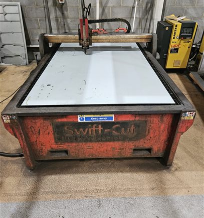 Swift Cut CNC 2500WT Plasma Cutter Sold serviced or  AS IS 