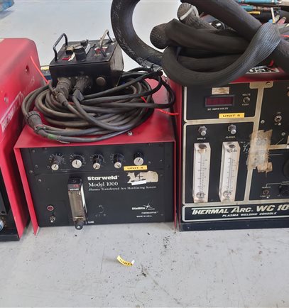 Deloro Stellite jetline thermal HPM250 Torch and powered feed