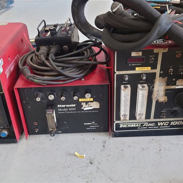 Deloro Stellite jetline thermal HPM250 Torch and powered feed