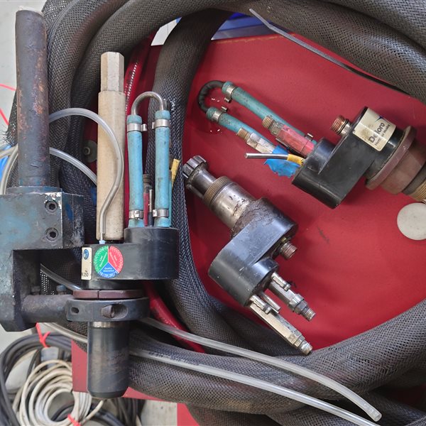 Deloro Stellite jetline thermal HPM250 Torch and powered feed