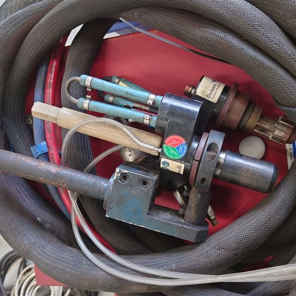 Deloro Stellite jetline thermal HPM250 Torch and powered feed