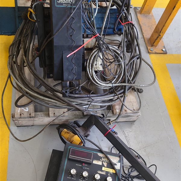 Deloro Stellite jetline thermal HPM250 Torch and powered feed