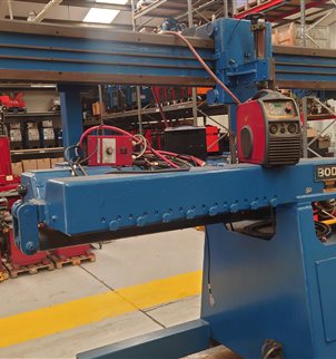 Bode 2/HSW 4-32 Longitudinal Seam Welder with TIG 