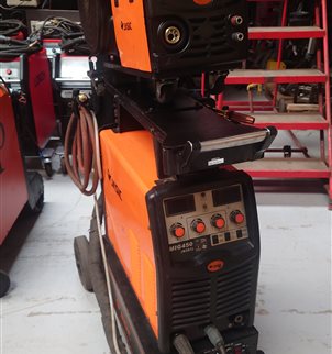 Jasic MIG 450 welder with PO45 Wire Feed, Water Cooled
