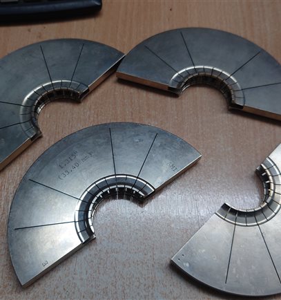 AMI 8-4000 1.315" (33.40mm) Collets (Set of 4)