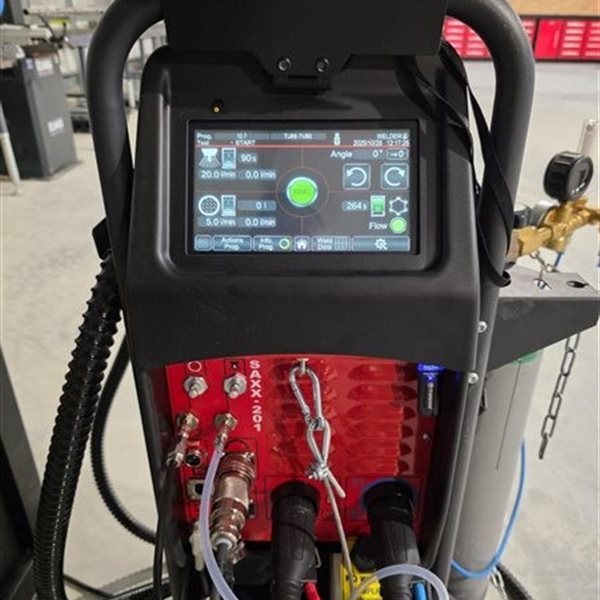 Axxair SAXX-201/SATFX Orbital welder with SATFX-76 As new 