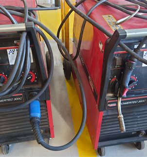 Lincoln powertec 300c compact mig from 550GBP 