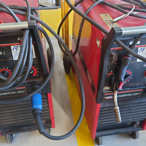 Lincoln powertec 300c compact mig from 550GBP 