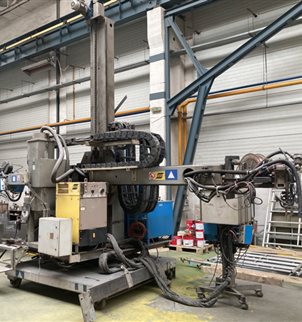 ESAB MKR 300 4x4 column and boom with subarc and plasma/tig welding