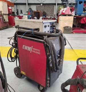 EWM Wega 500 MIG welder, water cooled package