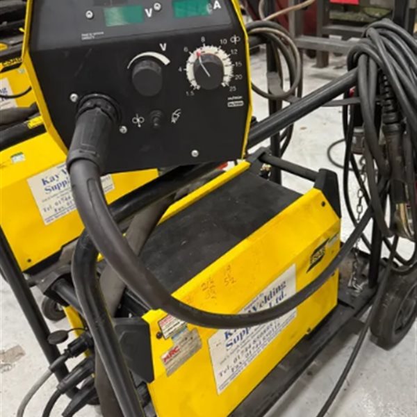 Esab Warrior 400i cc/cv with  304 wire feed mig welder