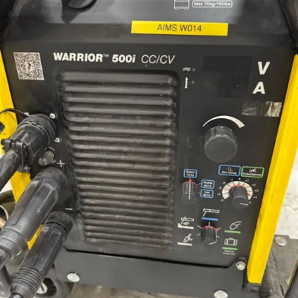 Esab Warrior 500i cc/cv with  304 wire feed mig welder