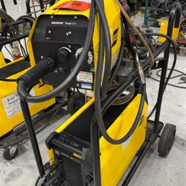 Esab Warrior 500i cc/cv with  304 wire feed mig welder