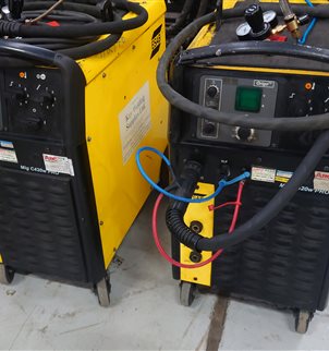 ESAB MIG C 420 W Pro  compact MIG welder, water cooled