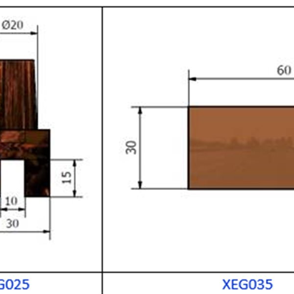 PEI spot welding electrodes for mesh 
