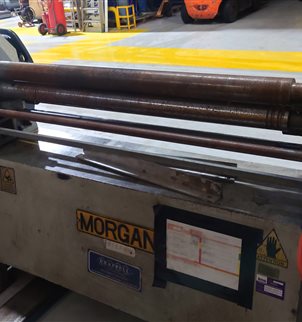 Morgan Rushworth manual bending rolls