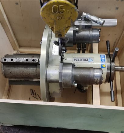 Protem US-40 and US-150 bevelling are hydraulic and with power pack