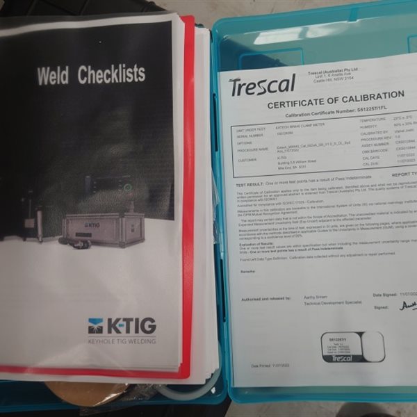 K-TIG 1000 EVOLVE-II Extreme Keyhole TIG welding Cell