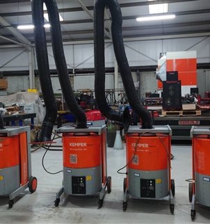 Kemper MaxiFil Mobile fume 4m arm Option to buy 4 at a reduced rate 