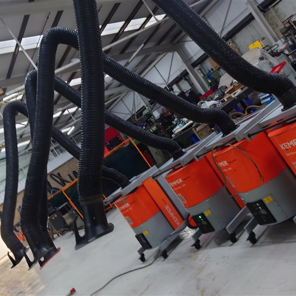 Kemper MaxiFil Mobile fume 4m arm Option to buy 4 at a reduced rate 