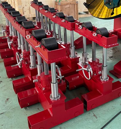 New west adjustable idlers ideal when working with a positioner