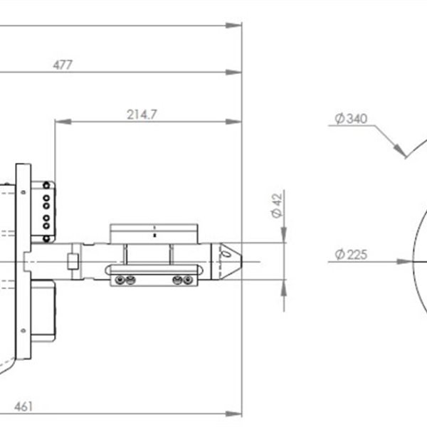 Protem US-40 Beveler, Hydraulic Drive and Valve - 43 to 219mm