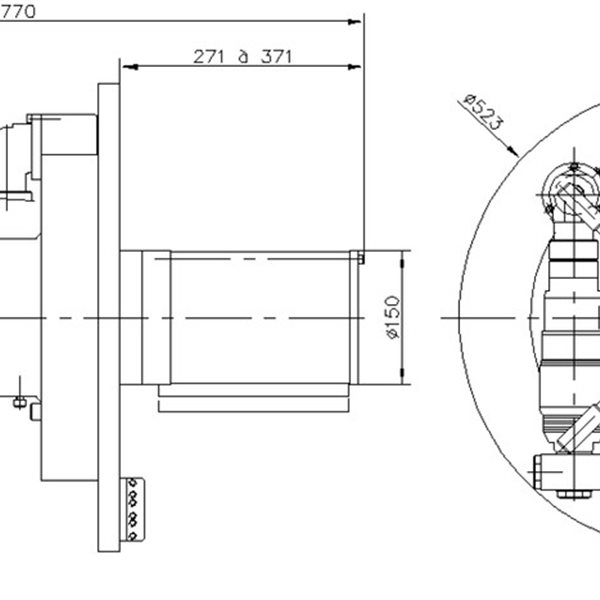 Protem US150 Beveler with Twin Hydraulic Drive - 150mm to 508mm