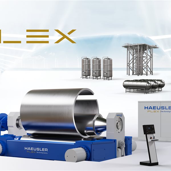 Haeusler FLEX 3-Roll bending machine
