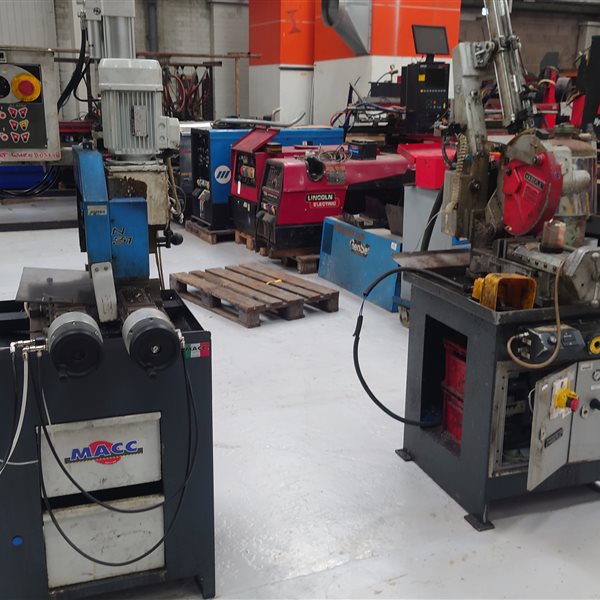 Macc and  Haberle H35/H and NTS 315 Vertical cutting machines 