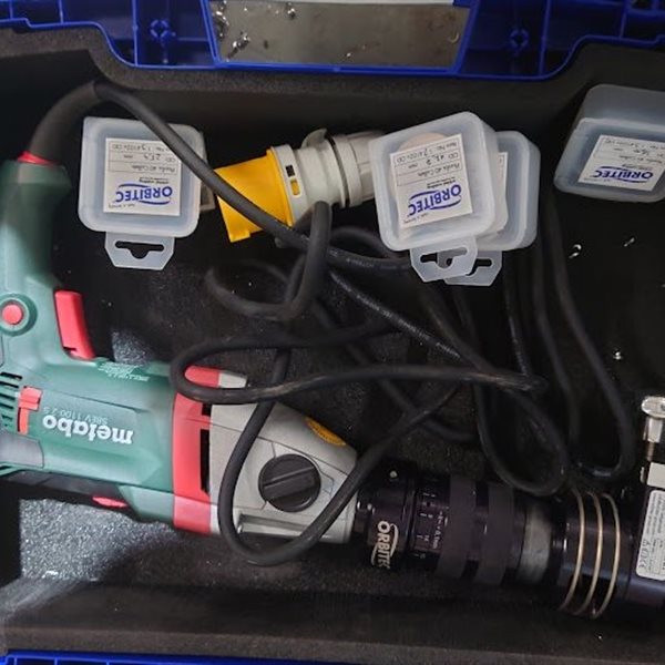 Orbitalum Orbimat 165 CA Orbital Welder with Weld Head 38S