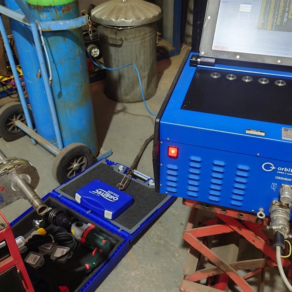 Orbitalum Orbimat 165 CA Orbital Welder with Weld Head 38S