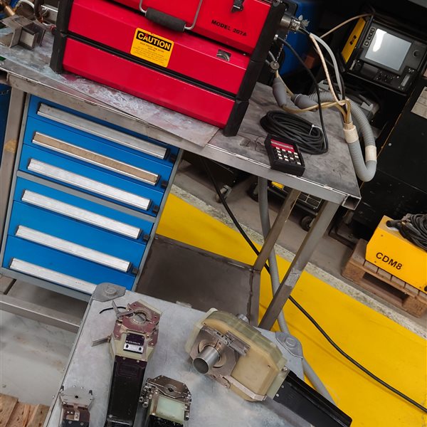 AMI 207 orbital with 9-750, 9-2500, 9-2500 and 9-500 weld head