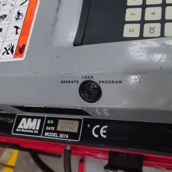 AMI 207 orbital with 9-750, 9-2500, 9-2500 and 9-500 weld head