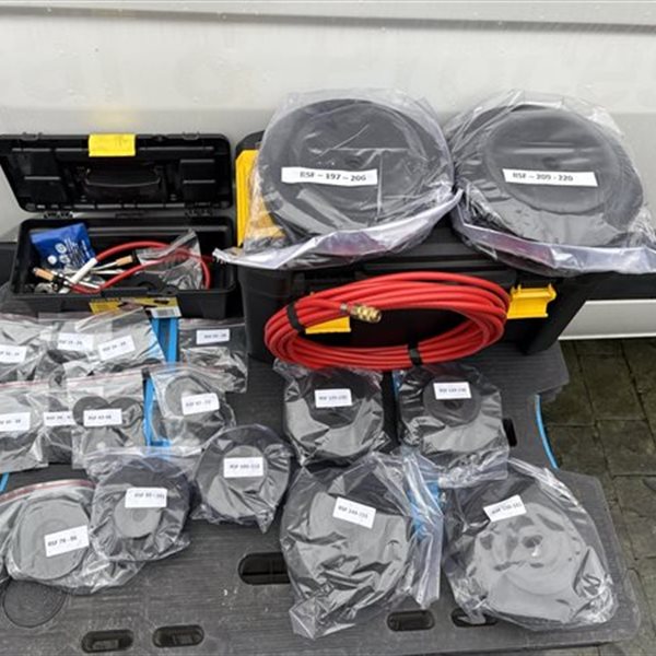 AMI 207 GTAW orbital welder + 9-750, 9-2500, 9-1500, 9-500 Weld Heads