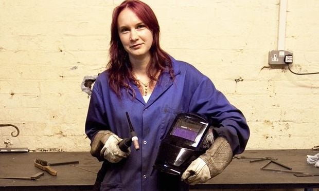 Jenny Reed female welder of Blackfox metalwork
