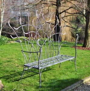 Decorative garden bench David Freedman