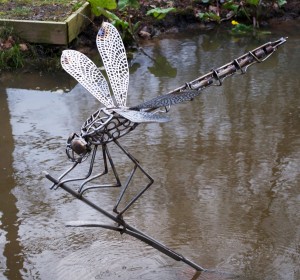 Dragonfly sculpture David Freedman