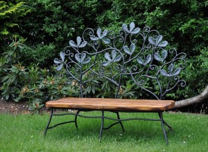 Oak bench David Freedman