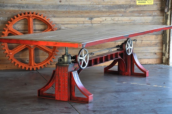 Vintage Industrial Bronx Table