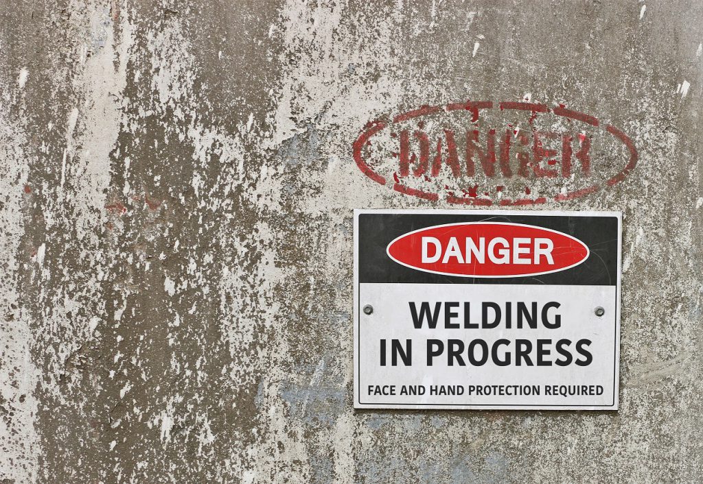 Danger Welding in Progress small